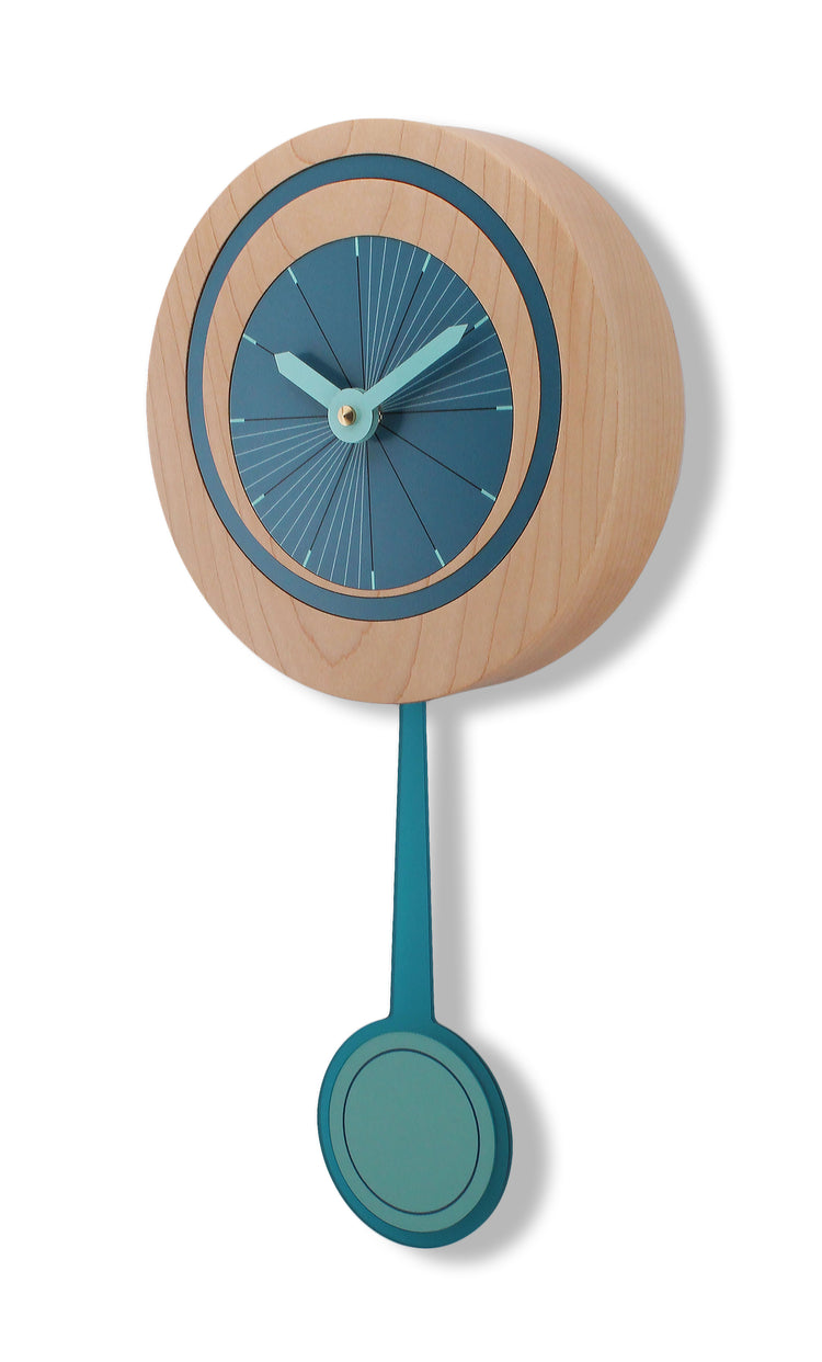 Balance Blue Pendulum wall clock