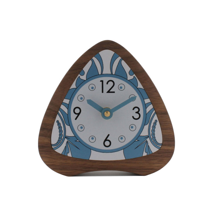 Decorative desk clock blue