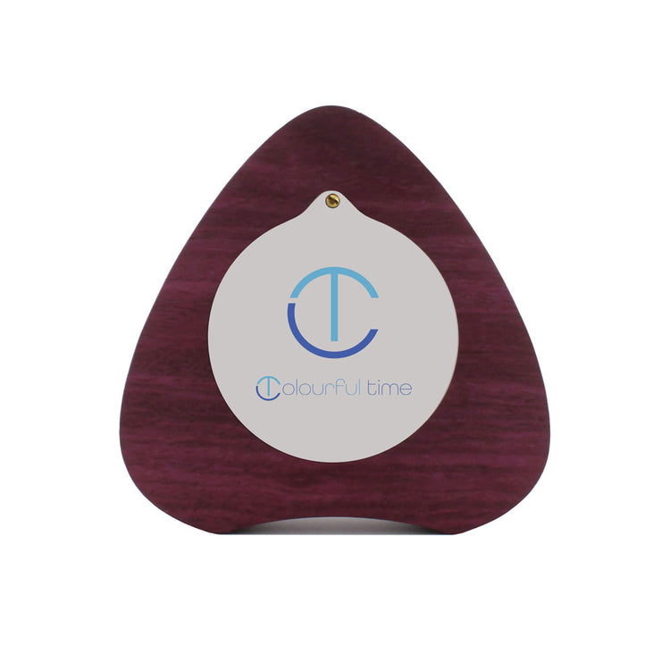 Decorative desk clock back