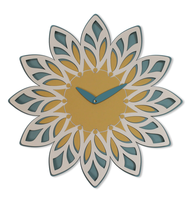 Leaf Yellow Wall Clock