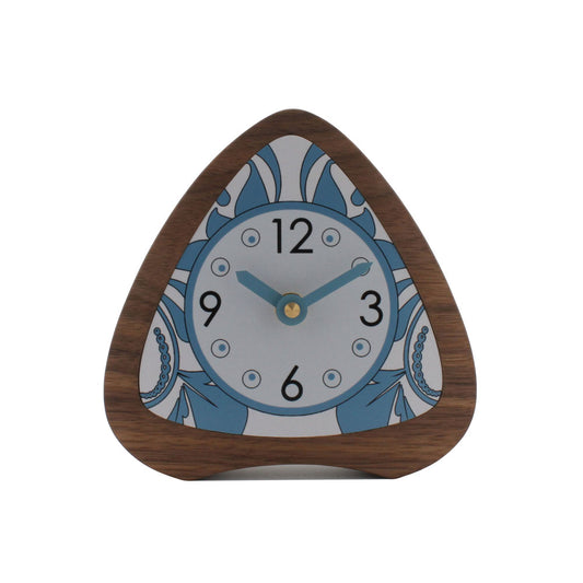 Decorative desk clock blue