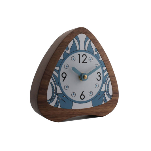 Decorative desk clock blue
