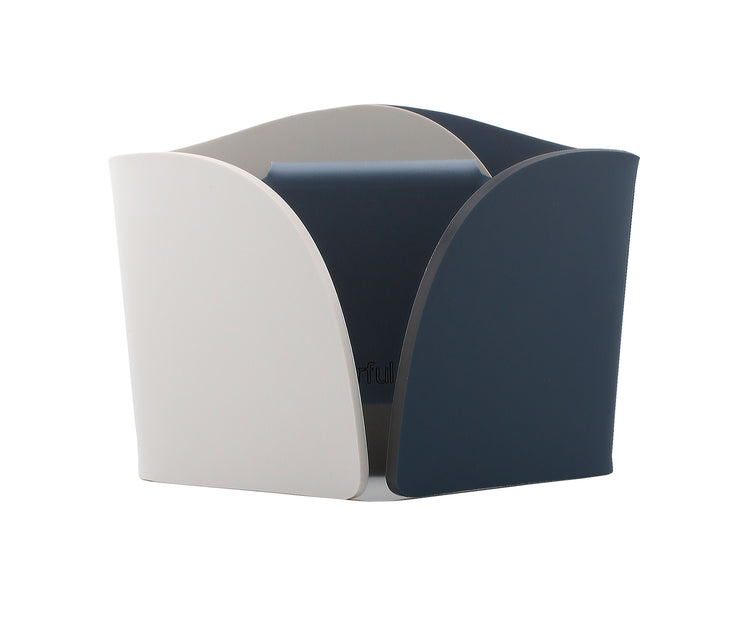 Orbit Navy & Silver Grey Desk Clock