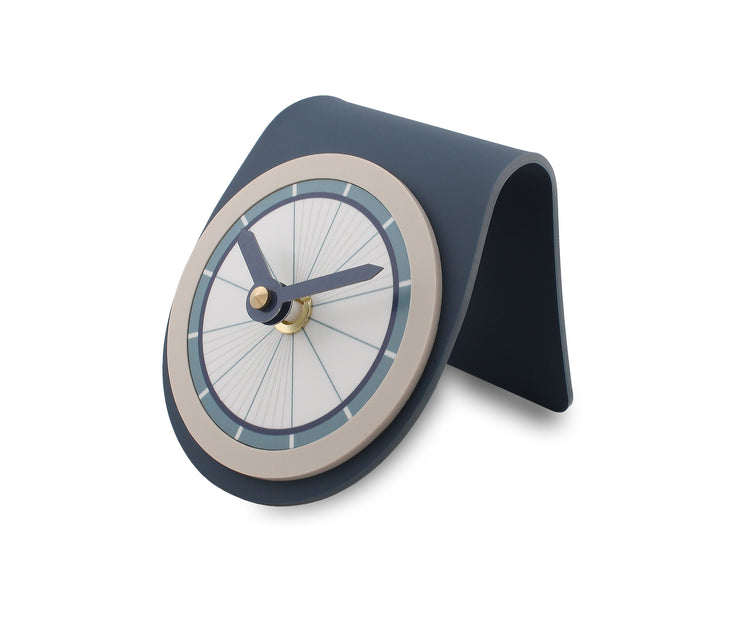 Solo Synchronise Navy Blue Desk Clock