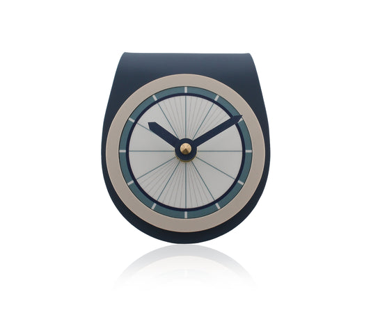 Solo Synchronise Navy Blue Desk Clock