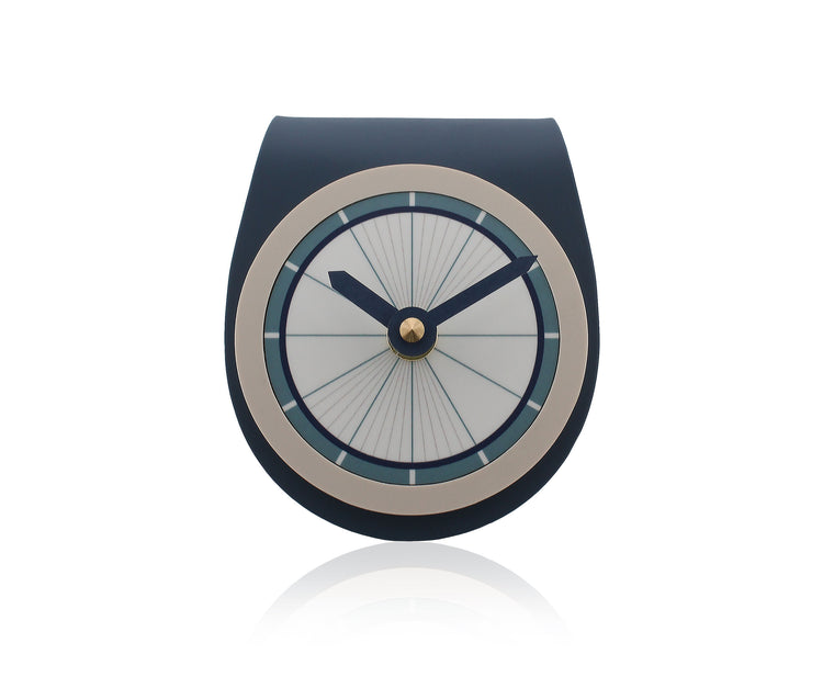 Solo Synchronise Navy Blue Desk Clock