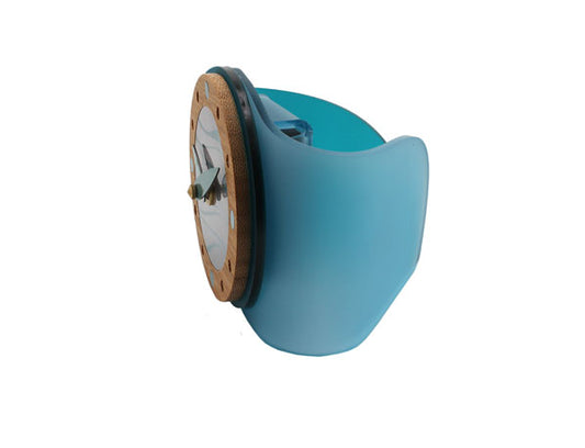 Wave Turquoise Desk Clock