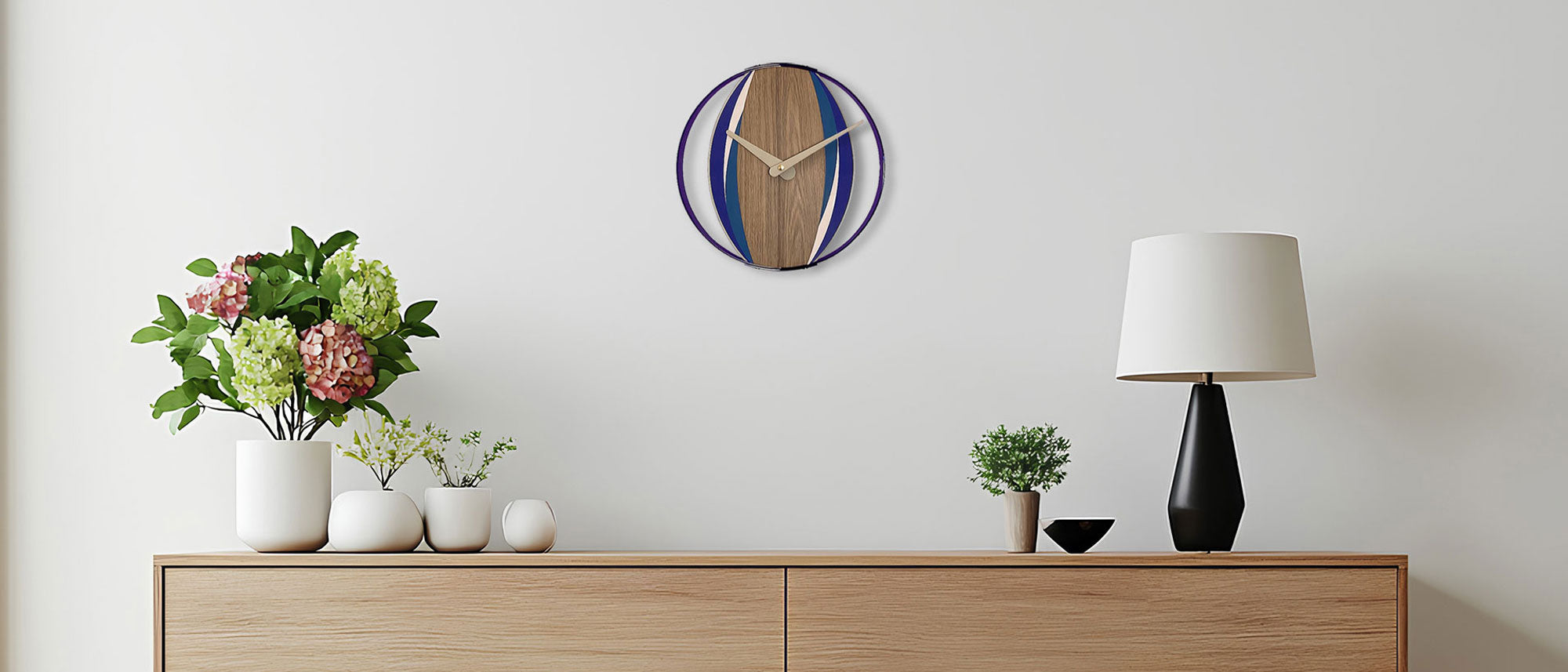 Colourful Time Wall Clocks